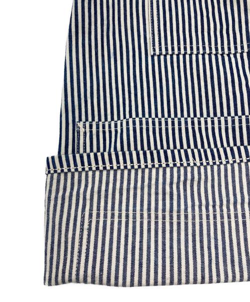 HEADLIGHT（ヘッドライト）HEADLIGHT (ヘッドライト) 11oz. EXPRESS STRIPE WW II WORK COAT ネイビー×ホワイト サイズ:表記なしの古着・服飾アイテム