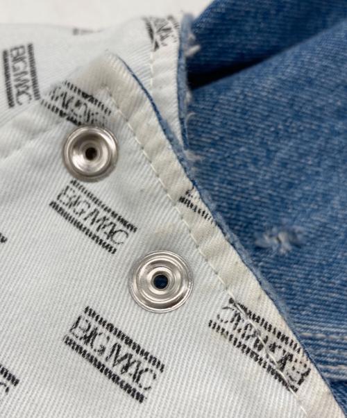 big mac（ビッグマック）big mac (ビッグマック) FREAK'S STORE (フリークストア) ダメージ加工 デニムカバーオール インディゴ サイズ:SIZE Mの古着・服飾アイテム