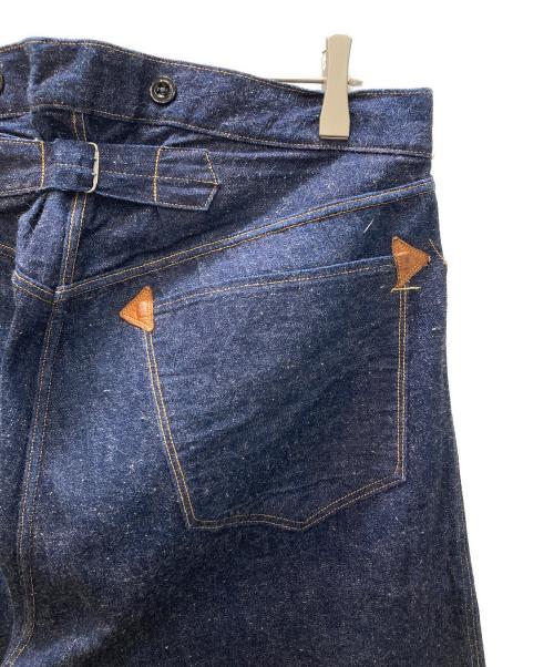 WAREHOUSE（ウエアハウス）WAREHOUSE (ウエアハウス) 1874 3POCKET HEAVY LEATHER BOUND OVERALL インディゴ サイズ:SIZE 86cm (W34)の古着・服飾アイテム