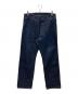 WAREHOUSE（ウエアハウス）の古着「1874 3POCKET HEAVY LEATHER BOUND OVERALL」｜インディゴ