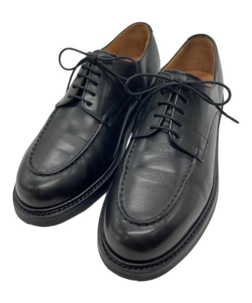 HARROGATE（ハロゲイト）HARROGATE (ハロゲイト) EDGEWARE Uチップシューズ ブラック サイズ:SIZE 25.5cm (UK 7.5)の古着・服飾アイテム