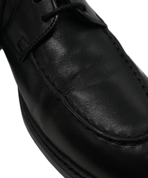 HARROGATE（ハロゲイト）HARROGATE (ハロゲイト) EDGEWARE Uチップシューズ ブラック サイズ:SIZE 25.5cm (UK 7.5)の古着・服飾アイテム