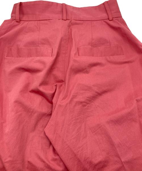 CLANE（クラネ）CLANE (クラネ) コットンワイドタックテーパードパンツ ピンク サイズ:1の古着・服飾アイテム