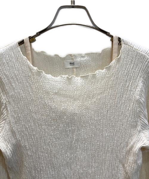 RHC Ron Herman（アールエイチシー ロンハーマン）RHC Ron Herman (アールエイチシー ロンハーマン) シャーリングドレスワンピース アイボリー サイズ:XSの古着・服飾アイテム