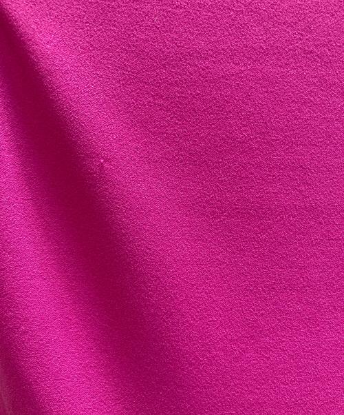 TADASHI SHOJI（タダシ ショージ）TADASHI SHOJI (タダシ ショージ) カスケードドレープ クレープドレス ピンク サイズ:Mの古着・服飾アイテム