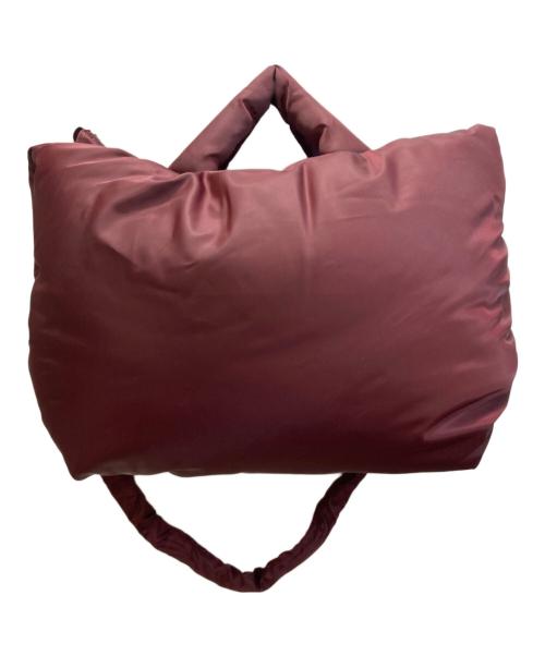 marimekko（マリメッコ）marimekko (マリメッコ) PILLOW WEEKENDER BAG レッドの古着・服飾アイテム