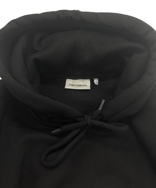 Carhartt WIP（カーハート ワークインプログレス）Carhartt WIP (カーハート ワークインプログレス) スウェットパーカー ルーズシルエット ブラック サイズ:SIZE Lの古着・服飾アイテム