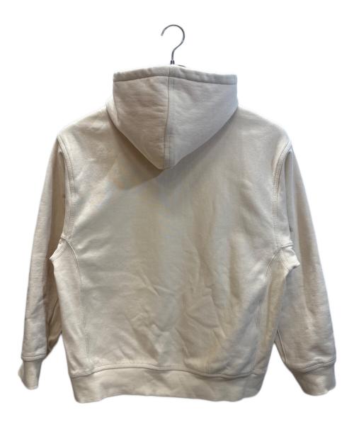 Carhartt WIP（カーハート ワークインプログレス）Carhartt WIP (カーハート ワークインプログレス) アメリカン スクリプト フーデッド スウェット ベージュ サイズ:SIZE Lの古着・服飾アイテム