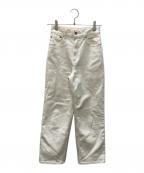 R.H.Vintageロンハーマン・ヴィンテージ）の古着「ハイウェストストレッチ デニムパンツ」｜ホワイト