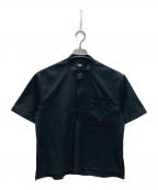 HELLY HANSENヘリーハンセン）の古着「テレグライト プルオーバー ノーカラーシャツ」｜ブラック