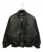 Barbourバブアー）の古着「JBS FLIGHT JACKET / JBSフライトジャケット」｜カーキ