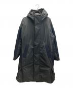 ENFOLDエンフォルド）の古着「PEツイル WOOL×ダウンコート」｜ブラック