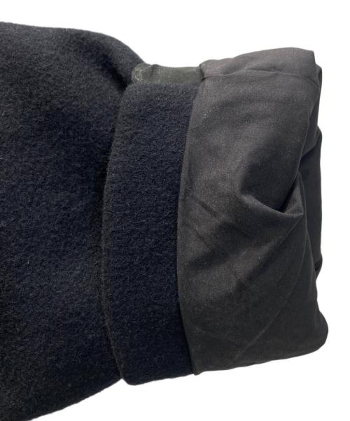 ENFOLD（エンフォルド）ENFOLD (エンフォルド) PEツイル WOOL×ダウンコート ブラック サイズ:Sの古着・服飾アイテム