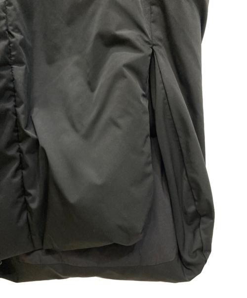 ENFOLD（エンフォルド）ENFOLD (エンフォルド) PEツイル WOOL×ダウンコート ブラック サイズ:Sの古着・服飾アイテム