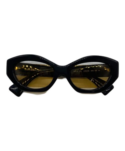 Alain Mikli（アランミクリ）Alain Mikli (アランミクリ) JEREMY SCOTT (ジェレミースコット) コラボサングラス ブラック サイズ:56□16 145の古着・服飾アイテム