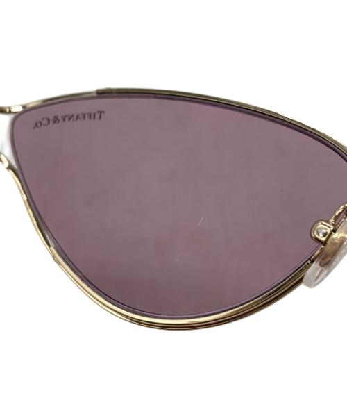 TIFFANY & Co.（ティファニー）TIFFANY & Co. (ティファニー) キャットアイ カラーレンズ サングラス ゴールド サイズ:61□16 135の古着・服飾アイテム