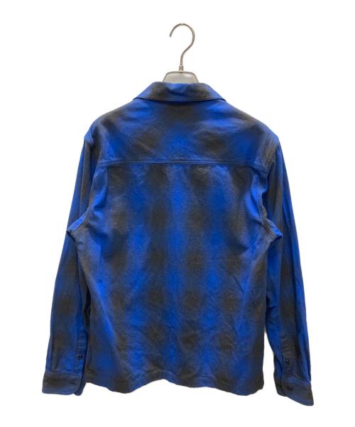 WTAPS（ダブルタップス）WTAPS (ダブルタップス) オンブレチェックシャツ ブルー サイズ:SIZE Mの古着・服飾アイテム