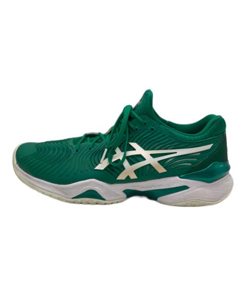 asics（アシックス）asics (アシックス) COURT FF NOVAK / コート FF 3 ノヴァク グリーン サイズ:US 9.5の古着・服飾アイテム