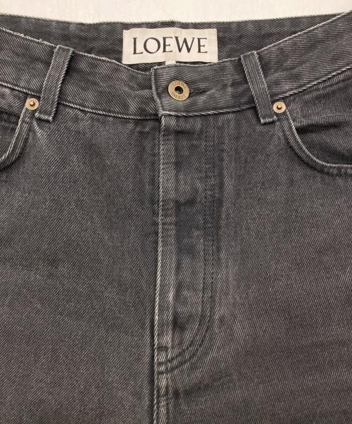 LOEWE（ロエベ）LOEWE (ロエベ) ANAGRAM BAGGY JEANS / アナグラム バギー ジーンズ  ブラック サイズ:SIZE 44の古着・服飾アイテム