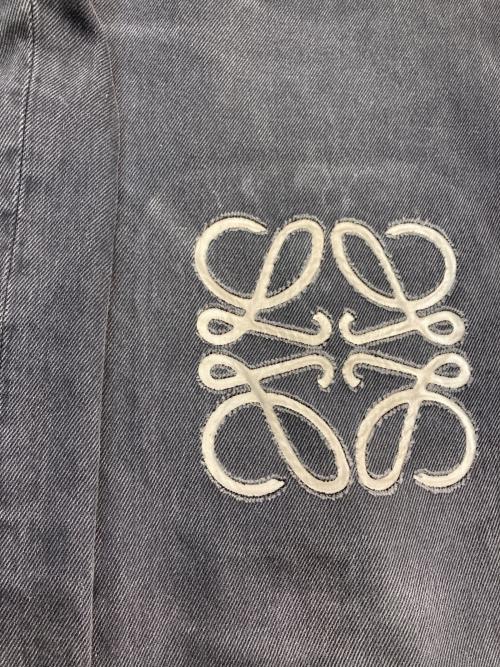 LOEWE（ロエベ）LOEWE (ロエベ) ANAGRAM BAGGY JEANS / アナグラム バギー ジーンズ  ブラック サイズ:SIZE 44の古着・服飾アイテム