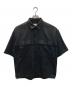 NUMBER (N)INE（ナンバーナイン）の古着「ディープオックス フロントタック ビッグCPOシャツ」｜ブラック