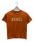 UNDERCOVER（アンダーカバー）の古着「REBELパッチTシャツ」｜オレンジ