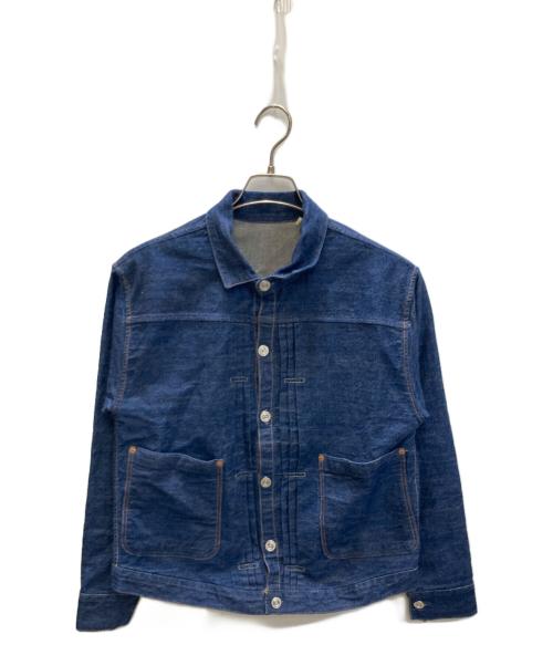 LEVI'S VINTAGE CLOTHING（リーバイス ビンテージ クロージング）LEVI'S VINTAGE CLOTHING (リーバイス ビンテージ クロージング) Triple Pleat Blouse トリプル プリーツ インディゴ サイズ:Ｍの古着・服飾アイテム