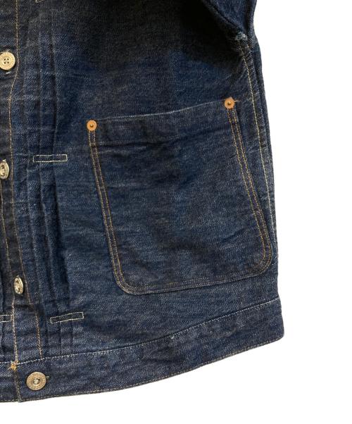 LEVI'S VINTAGE CLOTHING（リーバイス ビンテージ クロージング）LEVI'S VINTAGE CLOTHING (リーバイス ビンテージ クロージング) Triple Pleat Blouse トリプル プリーツ インディゴ サイズ:Ｍの古着・服飾アイテム