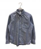 GANBERT CUSTOM SHIRTギャンバート カスタム シャツ）の古着「シャンブレーBDシャツ」｜ネイビー