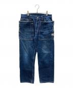 SASSAFRASササフラス）の古着「FALL LEAF PANTS」｜インディゴ