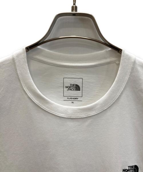 THE NORTH FACE（ザ ノース フェイス）THE NORTH FACE (ザ ノース フェイス) ショートスリーブフラッシュドライヌプシコットンティー ホワイト サイズ:XLの古着・服飾アイテム