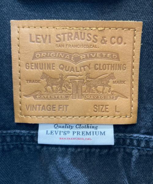 LEVI'S PReMIUM（リーバイス プレミアム）LEVI'S PReMIUM (リーバイスプレミアム) ヴィンテージフィット トラッカージャケット ブラック サイズ:Ｌの古着・服飾アイテム