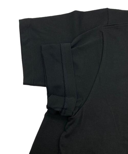 LACOSTE（ラコステ）LACOSTE (ラコステ) アウトライン クロック クルーネック Tシャツ ブラック サイズ:SIZE Lの古着・服飾アイテム