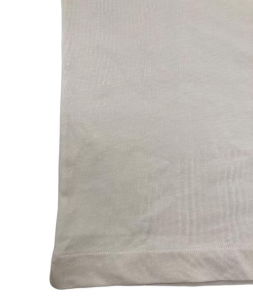 LACOSTE（ラコステ）LACOSTE (ラコステ) アウトライン クロック クルーネック Tシャツ ベージュ サイズ:SIZE M 未使用品の古着・服飾アイテム