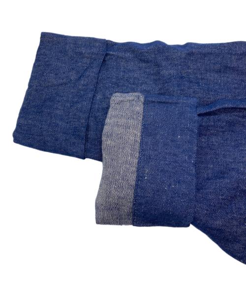 RHC Ron Herman（アールエイチシー ロンハーマン）RHC Ron Herman (アールエイチシー ロンハーマン) リネン チャイナジャケット インディゴ サイズ:SIZE XSの古着・服飾アイテム