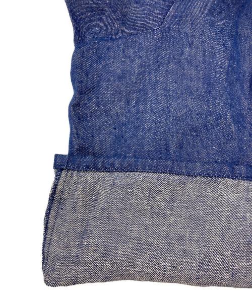 RHC Ron Herman（アールエイチシー ロンハーマン）RHC Ron Herman (アールエイチシー ロンハーマン) リネン チャイナジャケット インディゴ サイズ:SIZE XSの古着・服飾アイテム