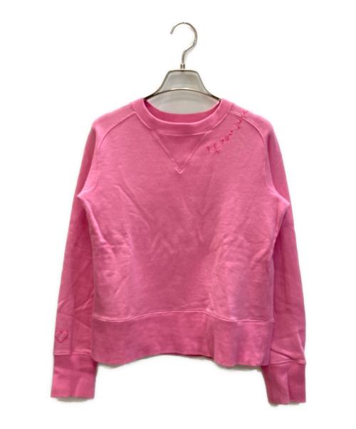 RHC Ron Herman（アールエイチシー ロンハーマン）RHC Ron Herman (アールエイチシー ロンハーマン) Freedom Sleeve Sweat Shirt / フリーダム スリーブ スウェット シャツ ピンク サイズ:SIZE Freeの古着・服飾アイテム