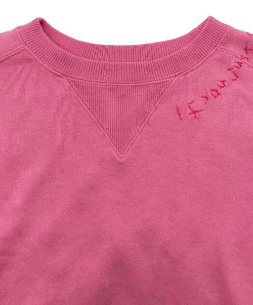 RHC Ron Herman（アールエイチシー ロンハーマン）RHC Ron Herman (アールエイチシー ロンハーマン) Freedom Sleeve Sweat Shirt / フリーダム スリーブ スウェット シャツ ピンク サイズ:SIZE Freeの古着・服飾アイテム
