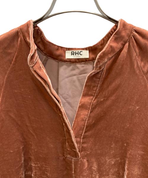 RHC Ron Herman（アールエイチシー ロンハーマン）RHC Ron Herman (アールエイチシー ロンハーマン) カフタン ベロア ワンピース ブラウン サイズ:SIZE Freeの古着・服飾アイテム