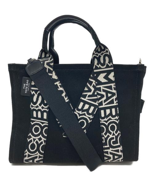 MARC JACOBS（マークジェイコブズ）MARC JACOBS (マークジェイコブス) ザ モノグラム M ミディアム トートバッグ ブラックの古着・服飾アイテム