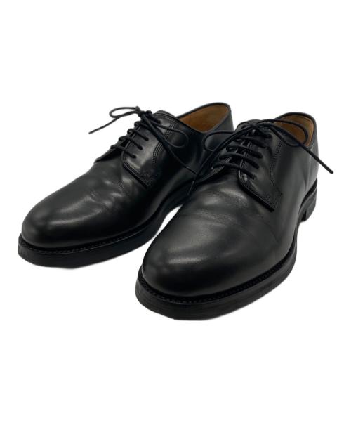 HARROGATE（ハロゲイト）HARROGATE (ハロゲイト) HOLBORN プレーントゥシューズ ブラック サイズ:UK7.5の古着・服飾アイテム
