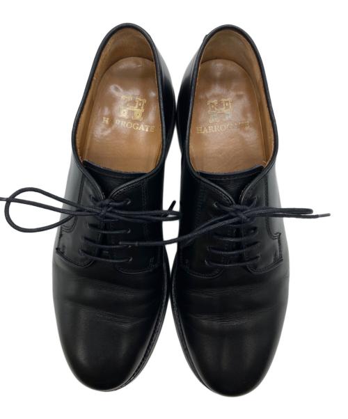 HARROGATE（ハロゲイト）HARROGATE (ハロゲイト) HOLBORN プレーントゥシューズ ブラック サイズ:UK7.5の古着・服飾アイテム
