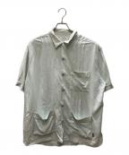 RADIALLラディアル）の古着「オープンカラー レーヨンキューバシャツ」｜ブルー