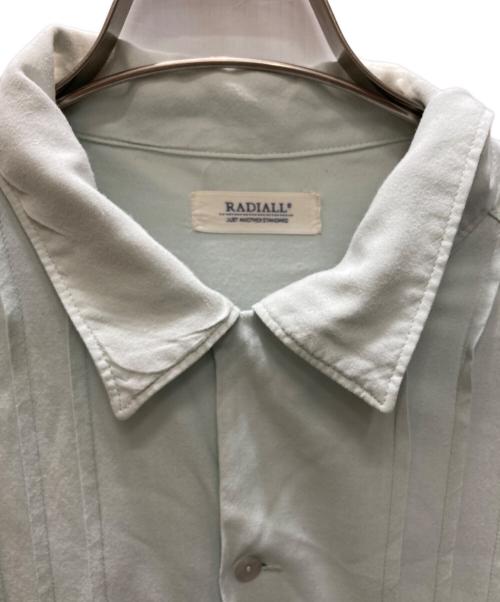 RADIALL（ラディアル）RADIALL (ラディアル) オープンカラー レーヨンキューバシャツ ブルー サイズ:Lの古着・服飾アイテム