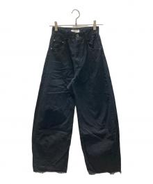 Q.anos（キュアノス）の古着「ブルージュデニム パンツ」｜ブラック