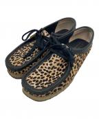 CLARKS ORIGINALSクラークス オリジナルズ）の古着「Wallabee Leopard / ワラビー レオパード」｜ブラウン