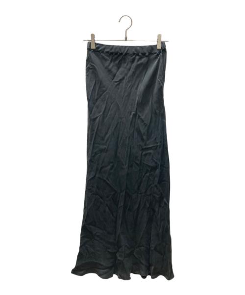 KAGURE（カグレ）kagure (カグレ) キュプラスカート ブラック サイズ:Sの古着・服飾アイテム