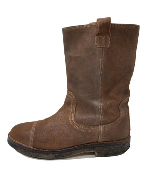 Maison Margiela 22（メゾンマルジェラ）Maison Margiela 22 (メゾンマルジェラ) ペコスブーツ ブラウン サイズ:41の古着・服飾アイテム