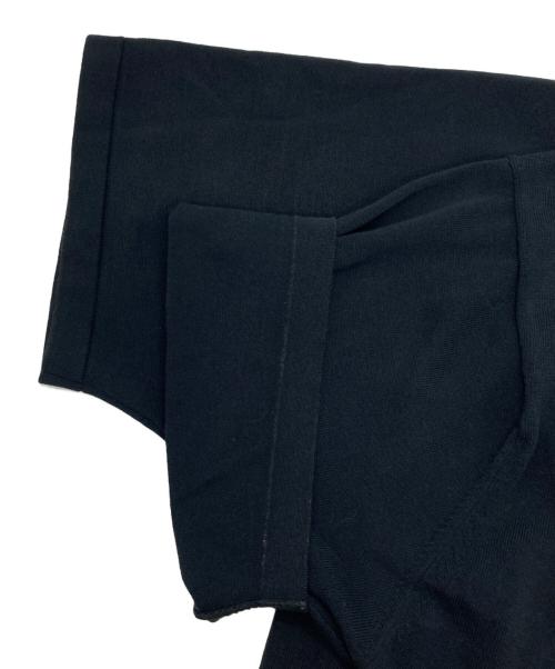 STEVEN ALAN（スティーブンアラン）STEVEN ALAN (スティーブンアラン) 60ハイツイスト ショートスリーブ ニット ポロシャツ ブラック サイズ:SIZE XLの古着・服飾アイテム