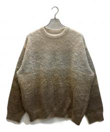 YOKE×ARKnets（ヨーク×アークネッツ）の古着「別注 GRADATION MOHAIR KNIT PULL OVER」｜ベージュ